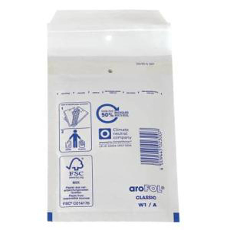 Picture of 7948 FSC WHITE PADDED BUBBLE ENVELOPE 1A 100X165MM